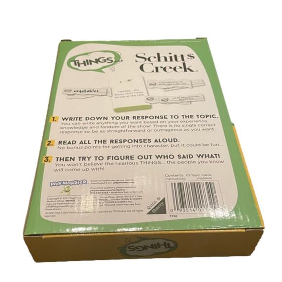 ⭐️‎ Schitt's Creek Edition Bebe Card Game 1616 Holdings Things Family Fun In Box - Picture 3 of 5